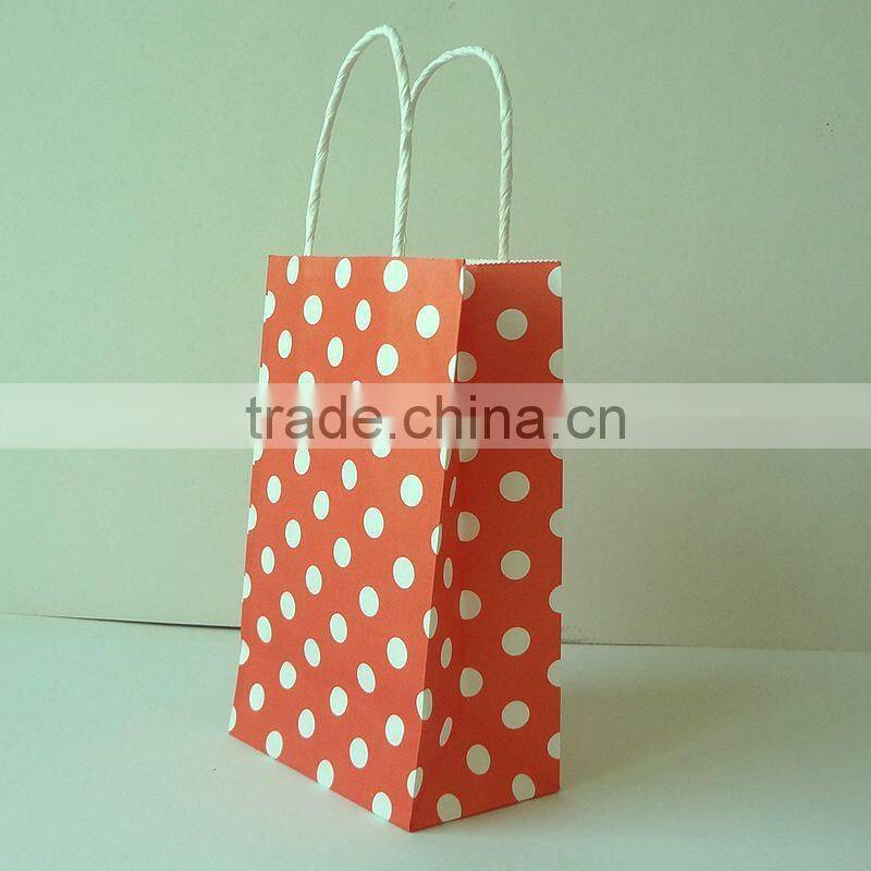 stand up wedding or party small kraft gift packaging bag wholesale