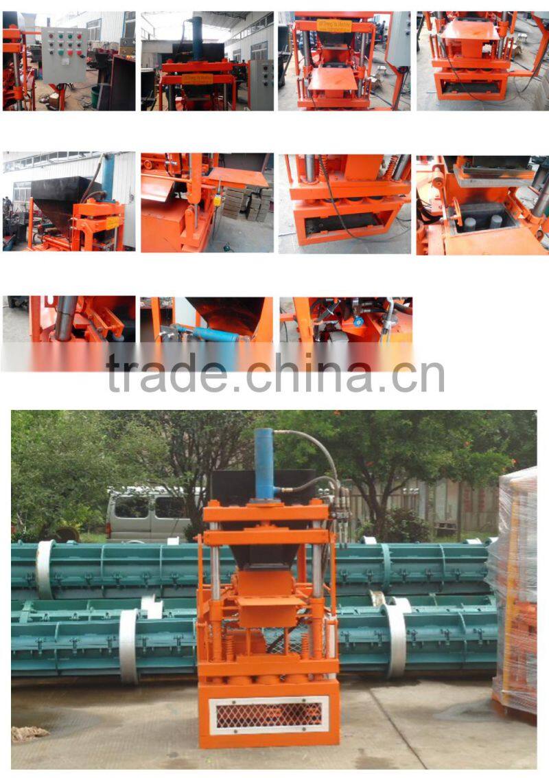 Good capacity SY1-10/2-10 hydraulic automatic interlocking brick forming machine production line