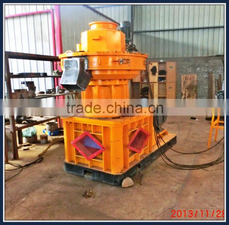 Newly CE soft hard wood pellet mill for sale , 1 ton per hour wood pellet machine with best price