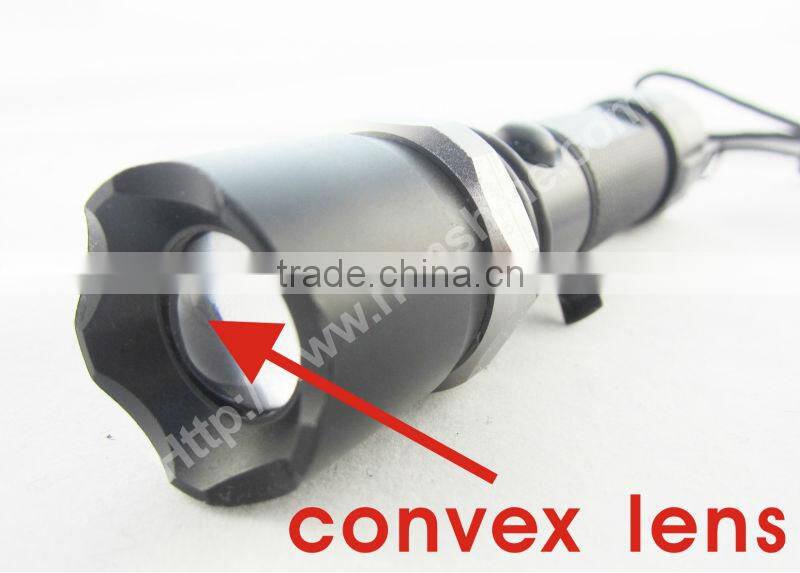 3w xpe adjustable focus beam rechargeable led torch