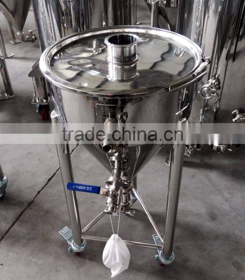 Stainless steel self diy beer brewing conical fermenter