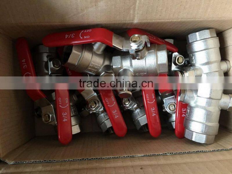 1/4"-2" Forged Brass Ball Valve With Flusher