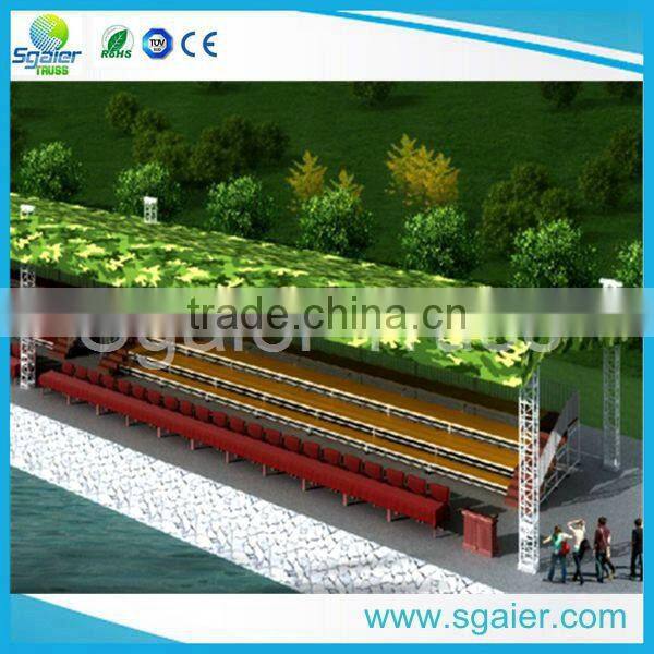 Hot sale outdoor event 5 rows portable stadium bleachers
