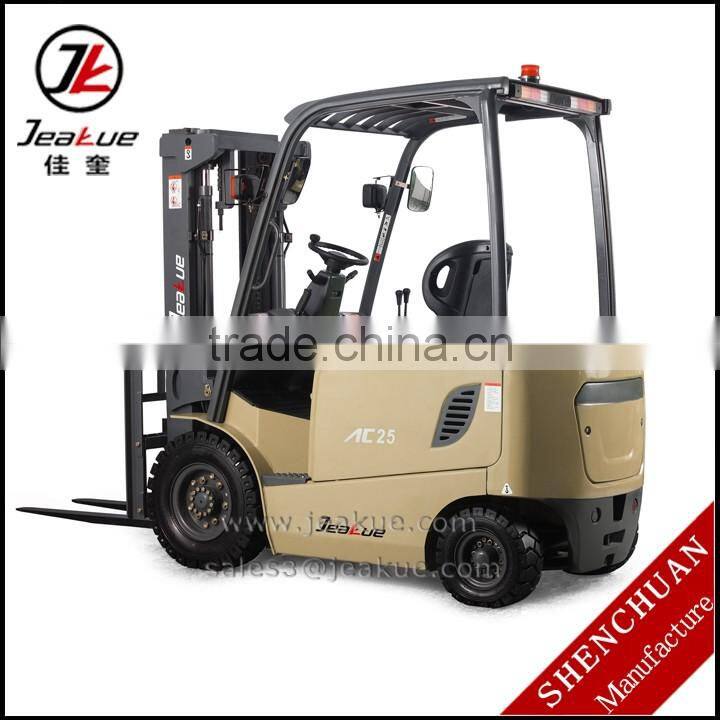 Made in china 2.5 ton AC counterbalance electric forklift