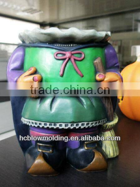 OEM Blow Molding Plastic Ghost Pumpkin Toys For Halloween Design