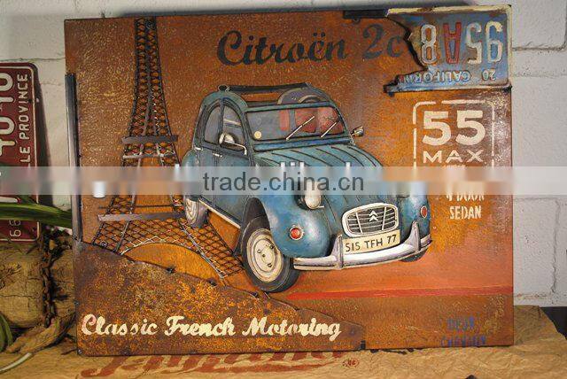 Wall frame art model