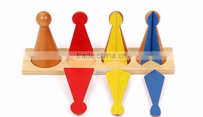Wooden educational toys Math montessori material for kindergarten