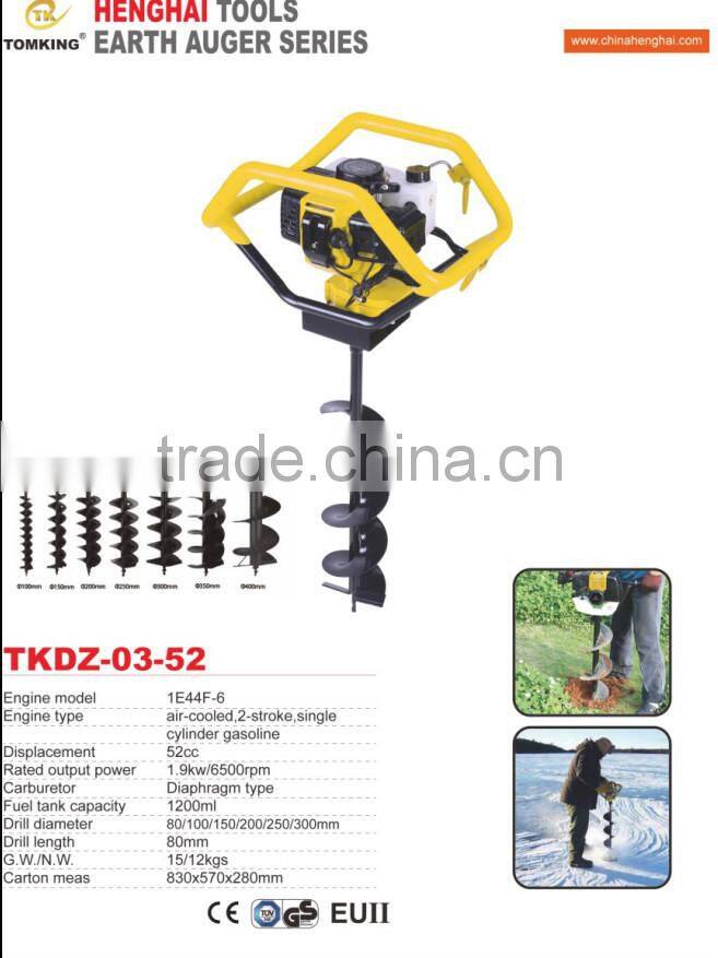 new design gasoline ground driller with CE certificate