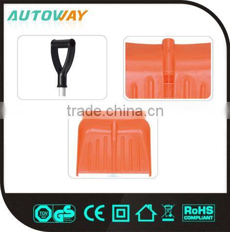 Plastic Heated Snow Shovel, wooden handle snow shovel