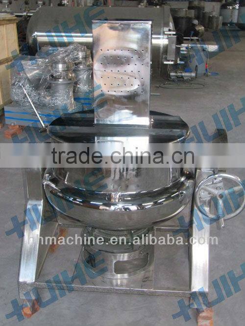 acohol processing industrial gas burner heating jacketed kettle