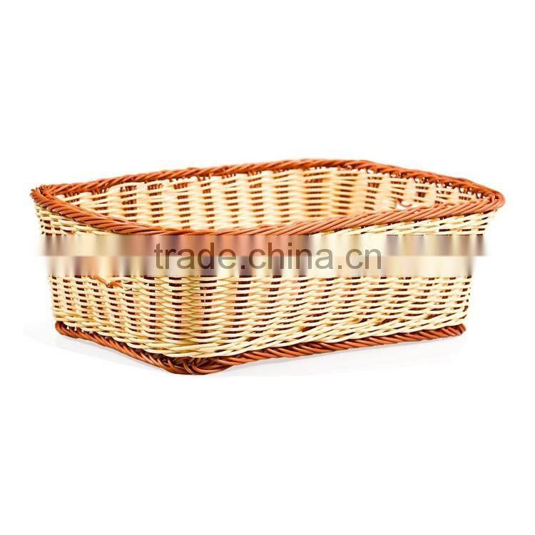 Alibaba wholesale resin wicker handmade felt baby gift baskets