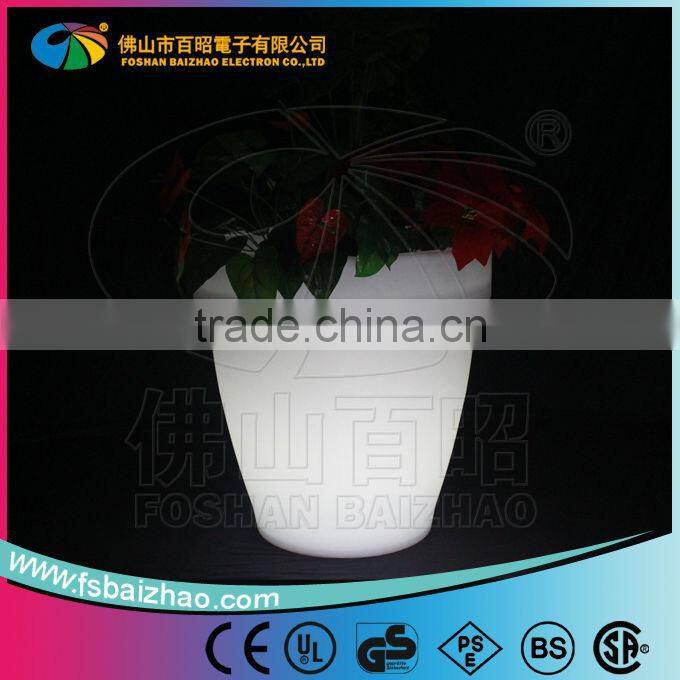 led light flower pot/led illuminate flower pot/led flower pot lighting