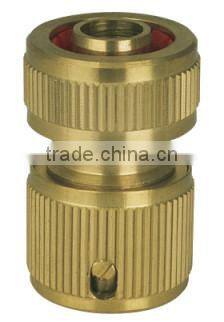 Brass Hose Connector With Stop