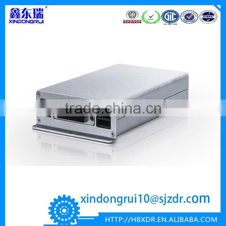 matt and colorful extruded aluminum enclosure