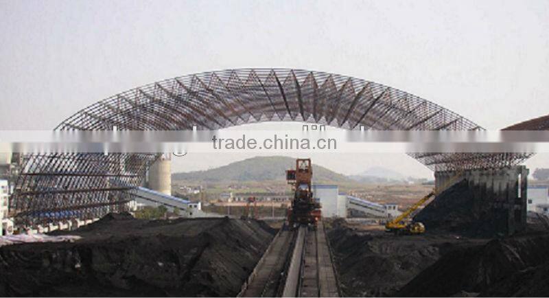 Steel spatial grid structure building