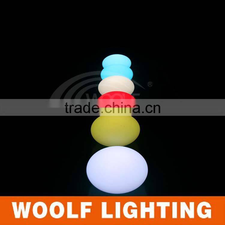 33cm waterproof IP68 RGB colors rechargeable floating led oval light