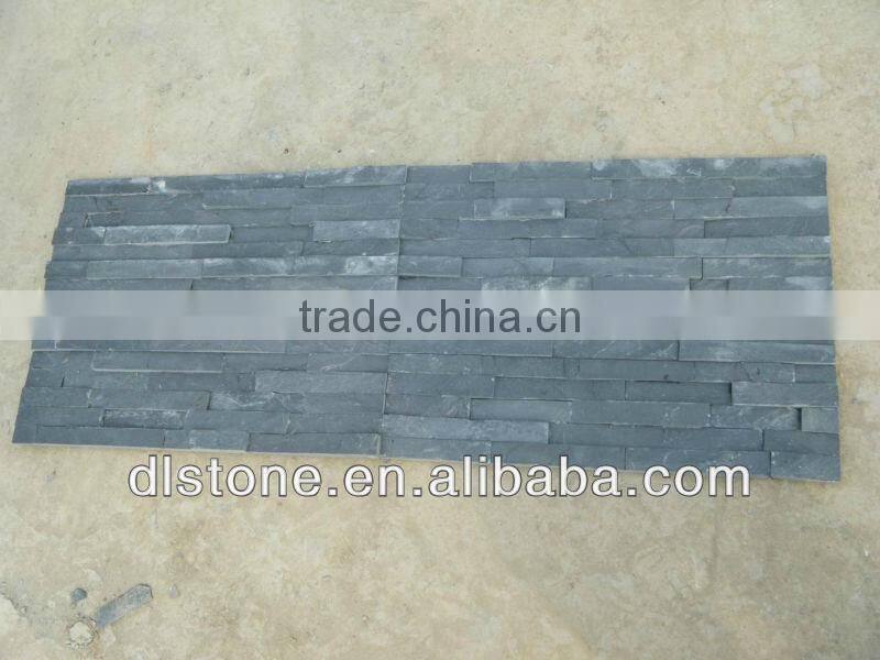 Natural decorative stone,Black Slate Culture Stone wall cladding