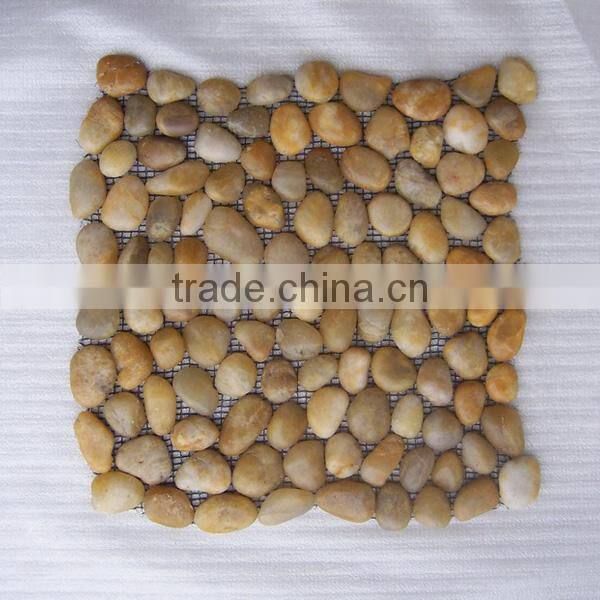 swimming pool river pebbles mosaic