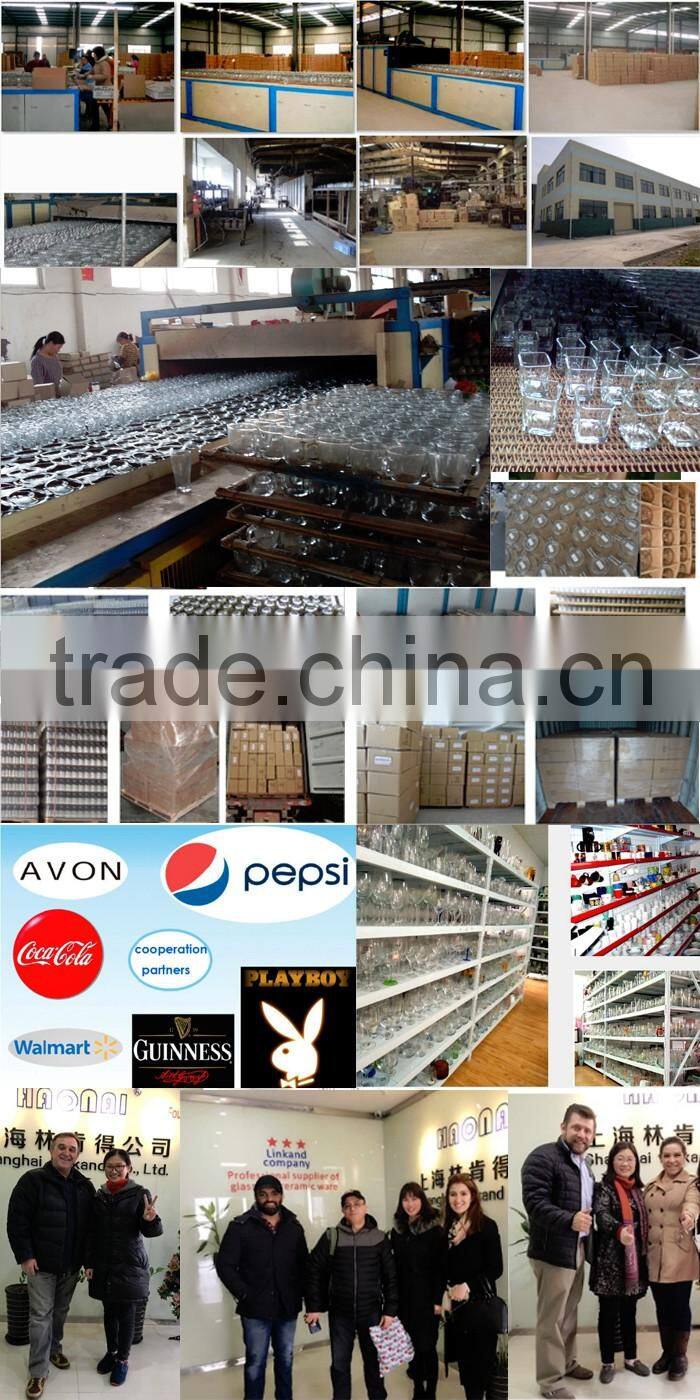 Lead-free high transparent drinking water glass cup