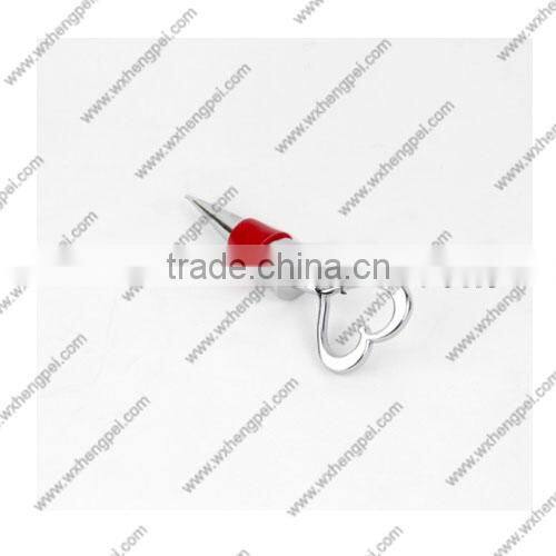 wedding gift of high-grade zinc alloy love red wine stopper