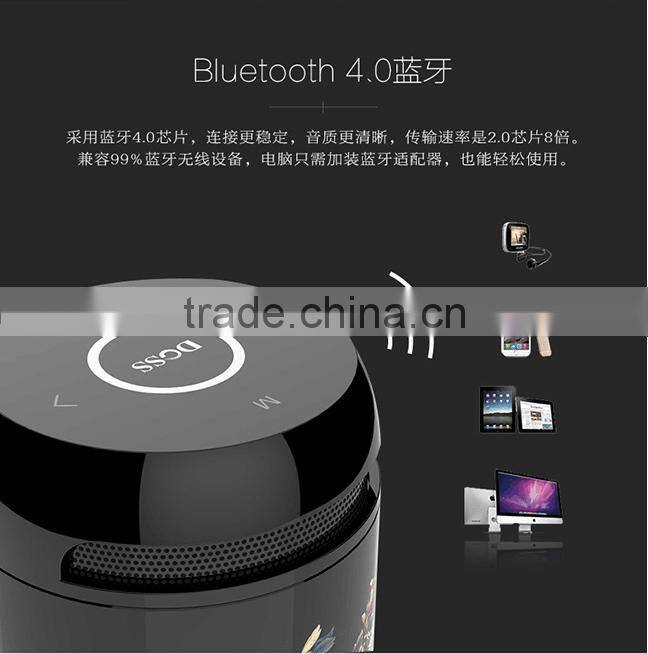 Newest Arrival Ceramic Design Portable Bluetooth Speaker With QI Wireless Charger Bottom/TFCard/Remote Control Bluetooth Speaker