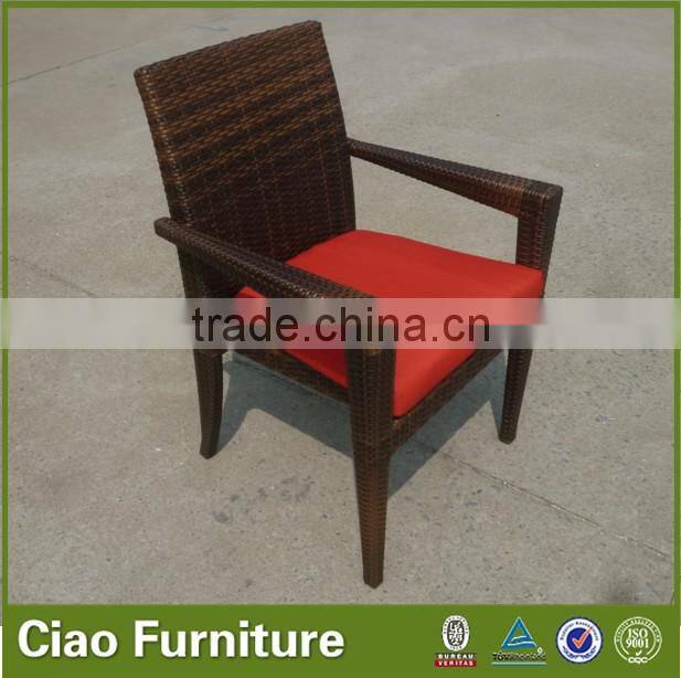 High quality plastic garden rattan chair
