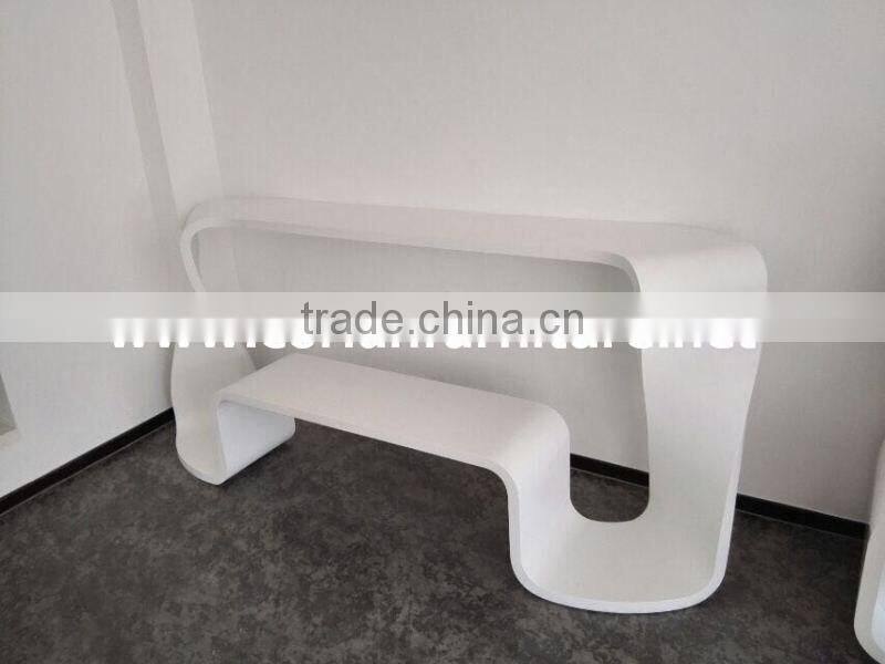 Retail display corianfurnitrue Avonite solid surface made display units