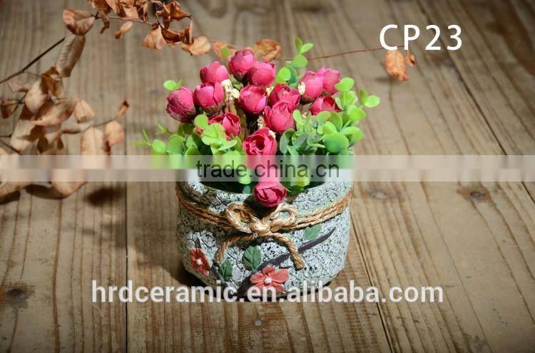 2016 decorative garden cement flower pot