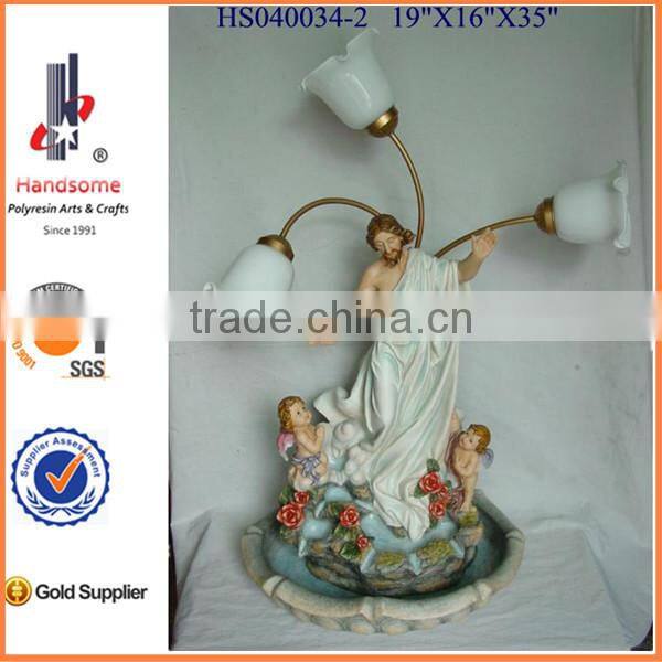 35" Jesus fountain indooor fountain with lighting