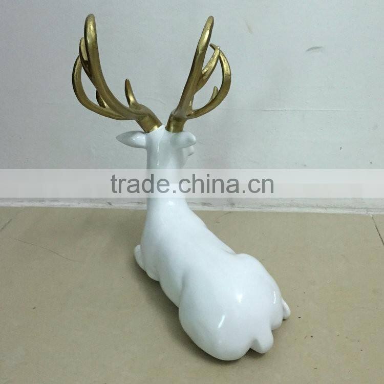 Polyresin reindeer statue