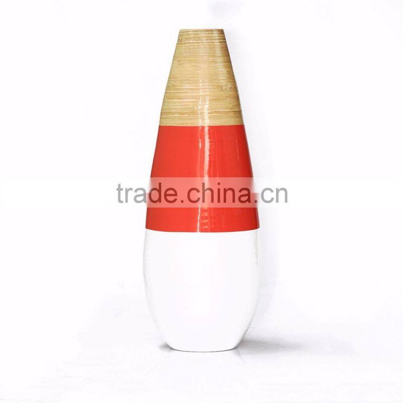 Bamboo spoon vase, high quality bamboo products from natural material