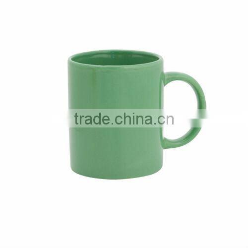 250ml Ceramic green mug