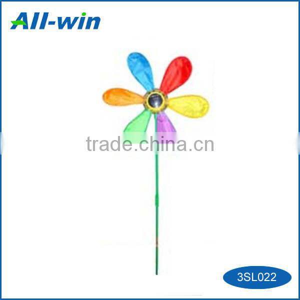 Garden decoration solar powered Rainbow flower street lightening