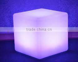 Fashion LED Cube Seat/LED Cube/Plastic Cube