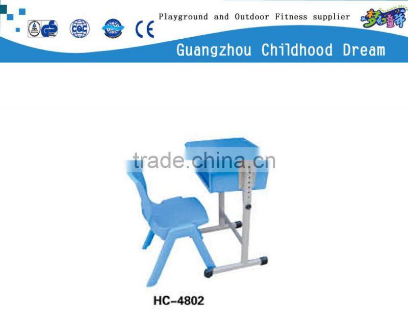(HC-4802) Child study table and chair, kids study table metal table legs