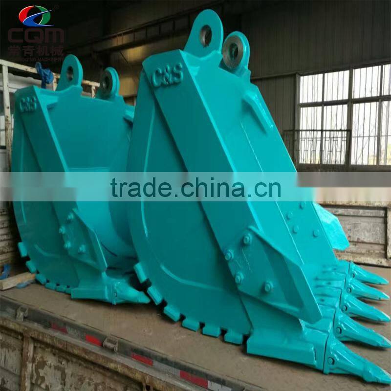 Chinese manufacturers Heavy duty rock bucket for excavator with new design