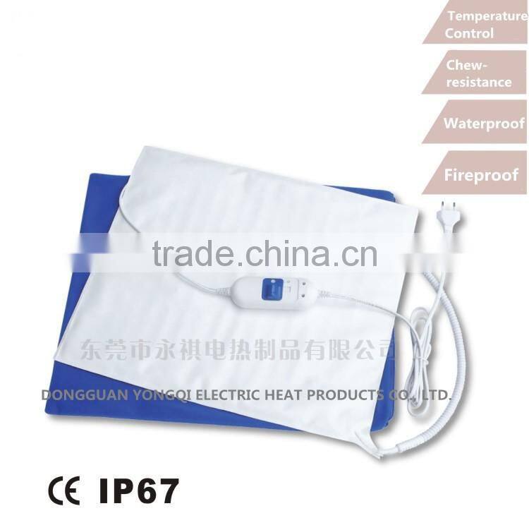 CE approved water proof and fire proof 12 V Heating pad for dog or pets