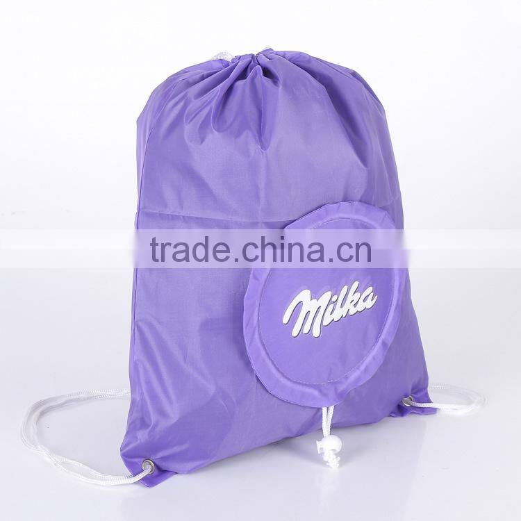 Promotion Polyester Foldable Drastring Bag(TM-CDR-231)