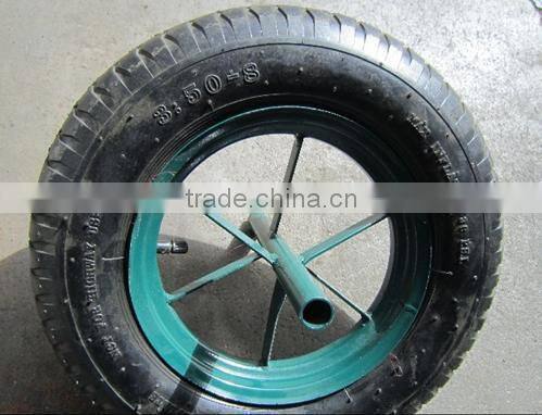 trolley wheelbarrow wheel PU wheel solid rubber wheel