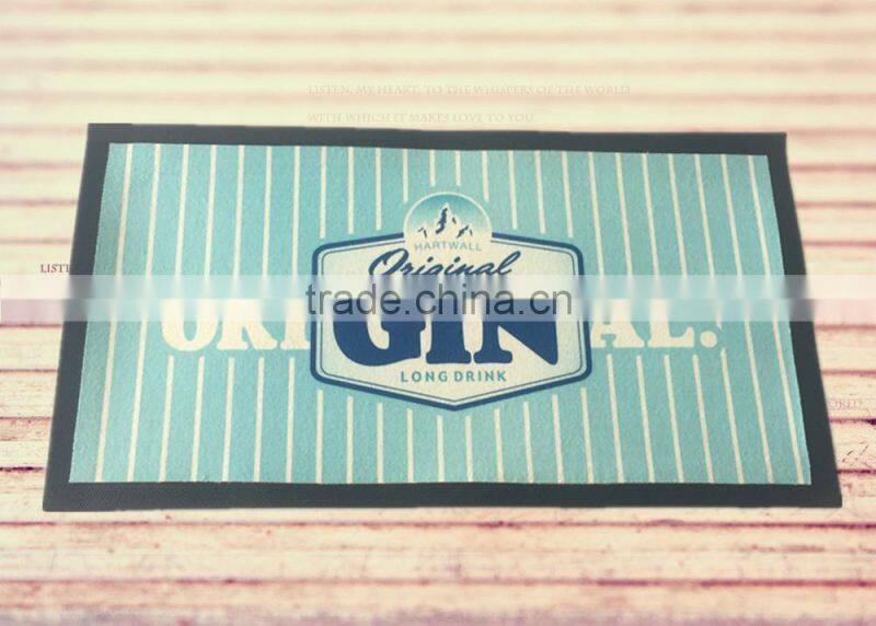 anti-slip custom non-woven rubber bar mat