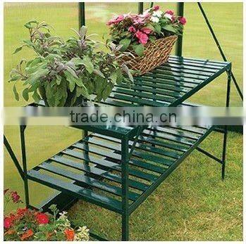 three layer greenhouse shelf
