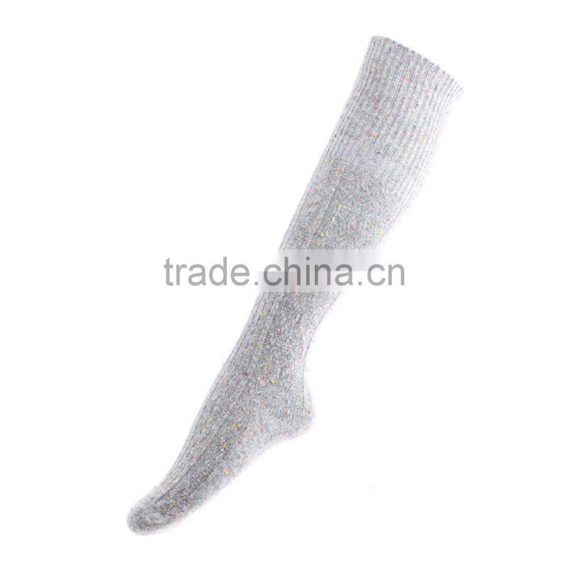 Fashion Sex sock Sexy Women Lace Boot Socks for Women Warm Women's Dot Wool Blend Long Knee High Winter Boot Socks New