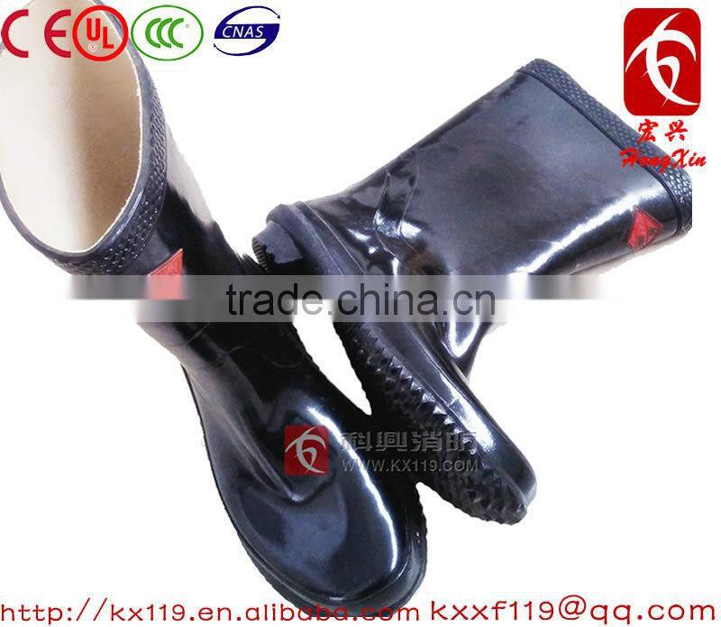 Factory direct sale Rubber material cheap lightweight Fire Rubber Boots for fire man