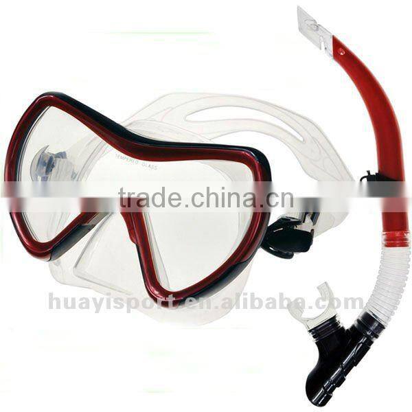 2016 Newest swimming mask and snorkel set, diving mask and snorkel set