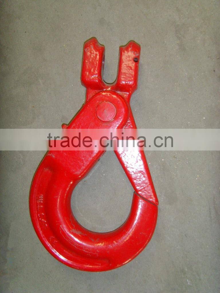 China Grade 80 Self Locking Clevis Lifting Hook For Wholesale