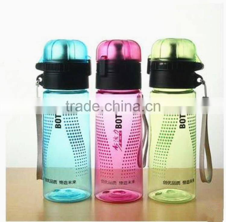 Promotional 3 Colors New Material PC Plastic Water Bottle
