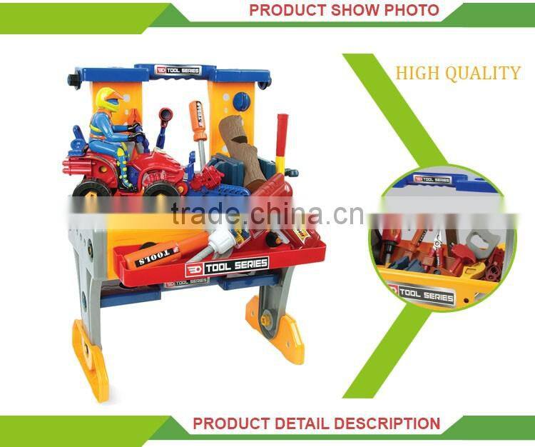 Kids pretend play boxes plastic portable cheap tool and brains toys