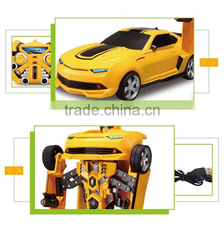 New product 2.4G remote control super change robot toy