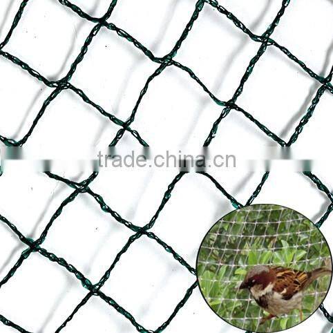 Plastic Mesh HDPE Knitted vineyard knotless bird proof net anti bird protection netting for vegetable with UV protection