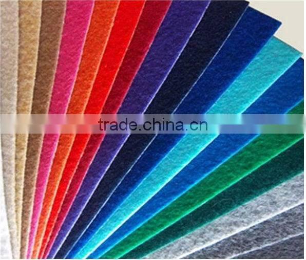 100% polyester nonwoven fabric needle punched carpet